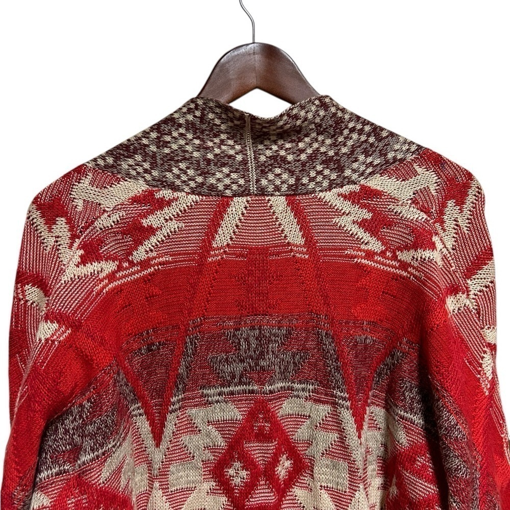 Lucky Brand Cardigan Size XS / S Sedona Western Open Front Aztec Boho Cabincore - Picture 6 of 8